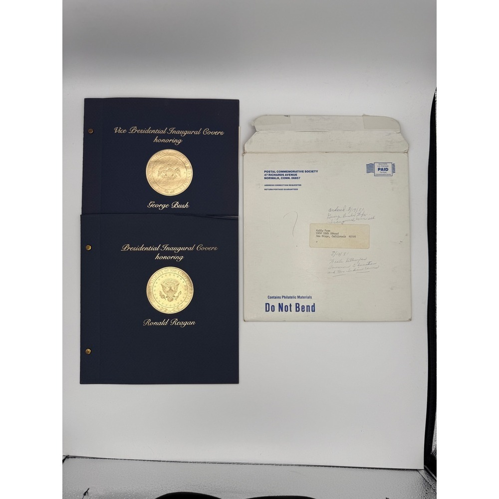 Reagan Bush Presidential Inaugural Covers 1981 Postal Commemorative Society